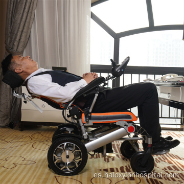 Silla de ruedas eléctrica ligera plegable para discapacidades